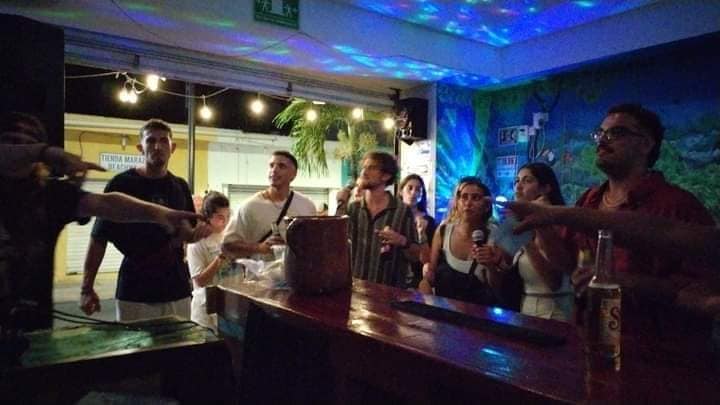 Karaoke night at Tony B's