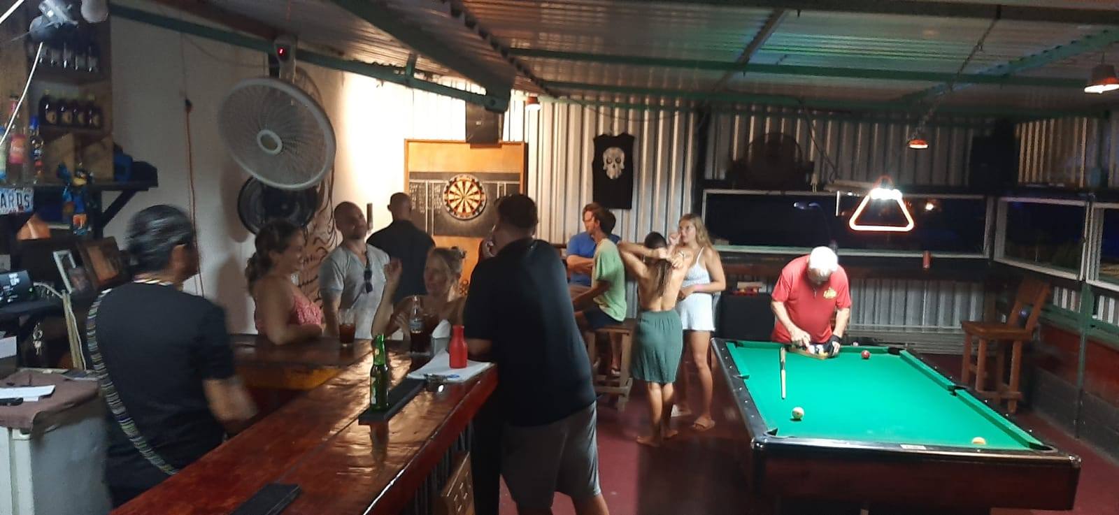 Pool hall at Tony B's